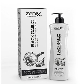 Шампунь з екстрактом чорного часника Zenix 400 мл 410102 фото