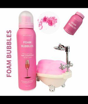 Бульбашкова пінка для душу Moday Foam Bubbles Pink Champagne з ароматом рожевого шампанського 150 мл 2142 фото