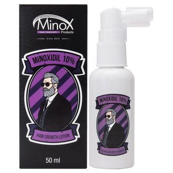 Minox 10% (50 мл) Лосьйон для росту волосся та бороди 10% (50 мл) 4820146410039 фото